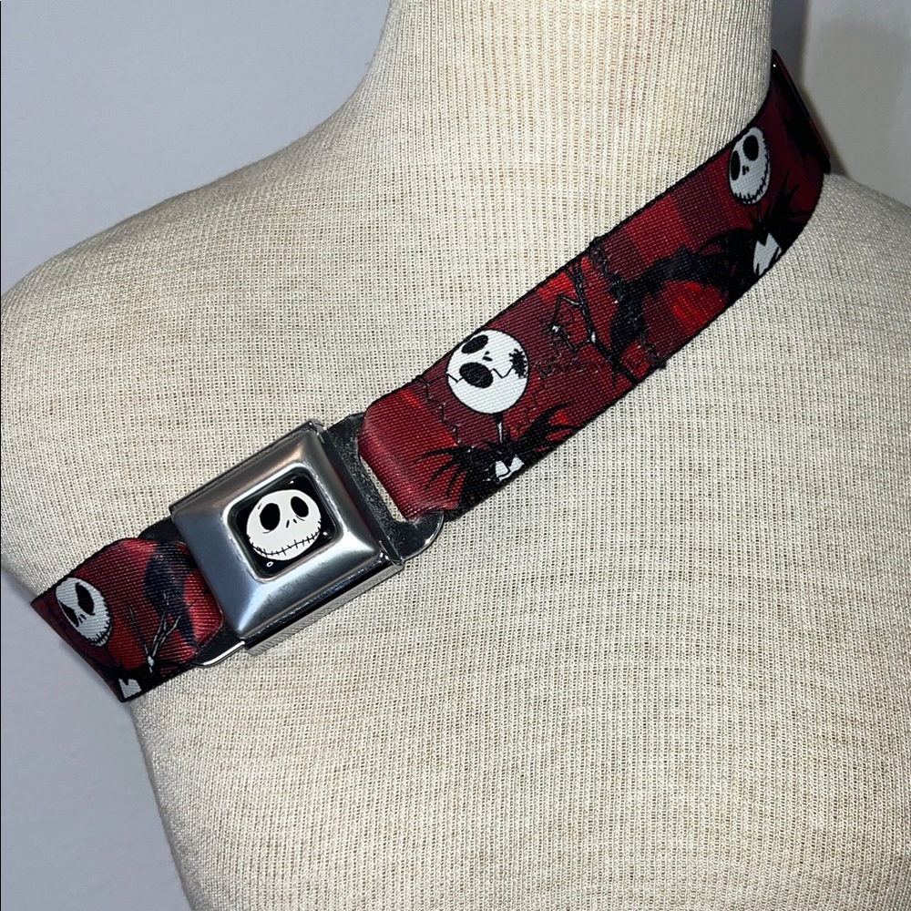 Buckle-Down Disney Nightmare Before Christmas Jack Skellington Seatbelt Belt